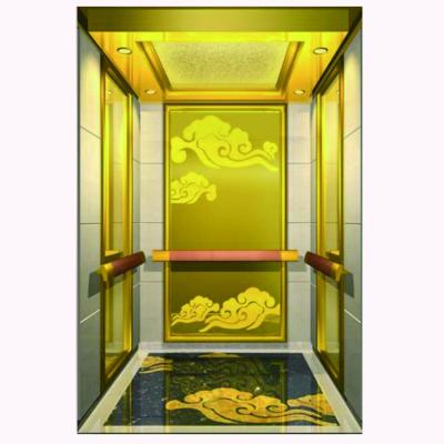 China EN 81 STANDARD STAINLESS STEEL Contemporary MODEL ELEVATOR CABIN EMBOSSING DECORATION for sale