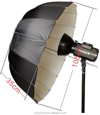 China High Quality 105 or 85cm Deep Parabolic Soft Umbrella Deep Parabolic Umbrella Photo Studio Camera Accessories for sale