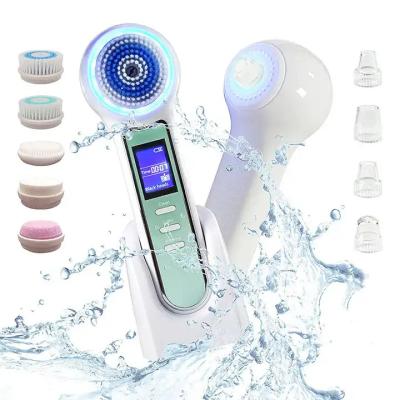 China Blackhead Deep Pore Remover Multi-angle Pore Remover Rotary Brush Exfoliator Brush Replaceable Cleaning Head for sale