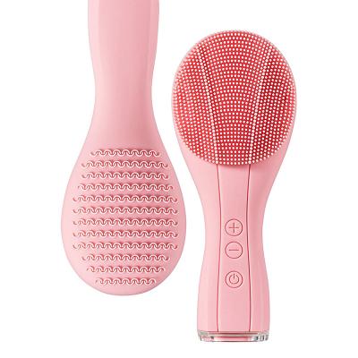 China USB Personal Portable Electric Facial Ultrasonic Vibration Brush Exfoliators Silicone Facial Cleansing Brush Maoli for sale