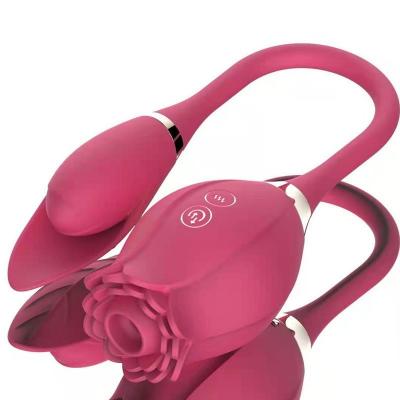 China HEDONE Real Touch Feeling Stimulator Pink Vibrating Clitoris Shape Toys Red Pink Vibrating Adult Clit Sucking Sucker Mounted Vibrator Sex Toys for sale