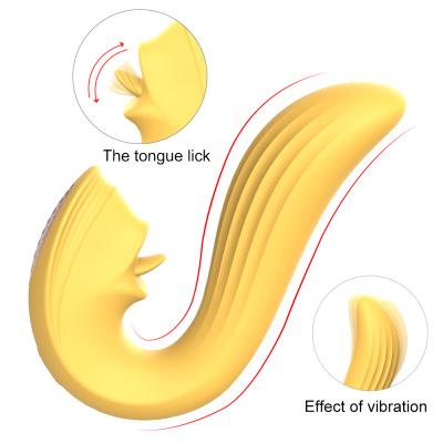 China Medical ABS+ Silicone Hedone S-HANDE Velvet Kiss Clitoris Vibrator G-spot Stimulator Body Vibrator Licking Tongue Vibrator Toys For Woman for sale