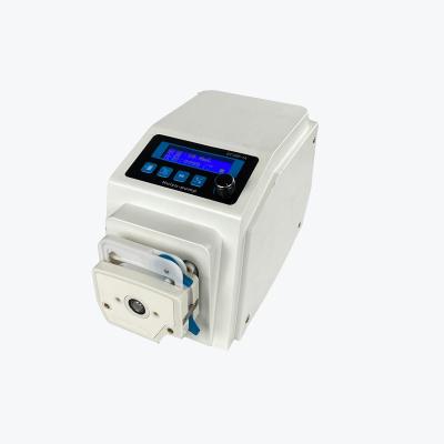 China Food and beverage industry dispense peristaltic pump BT100F-1A with maximum pump head flow rate of dg 48ml each channel for sale