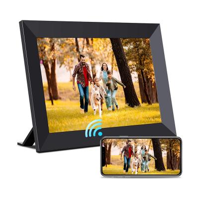 China OEM/ODM Digital Wifi Picture Frame , 10.1 Inch HD 1280*800 IPS Smart Touch Screen Cloud Wifi Photo Frame for sale