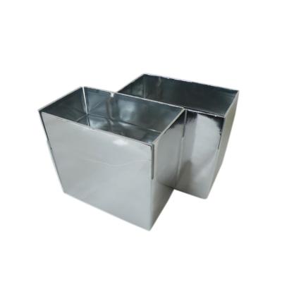 China Waterproof Custom Aluminum Foil Transport Box Insulated Foam Shipping Carton For Cold And Frozen Foods for sale