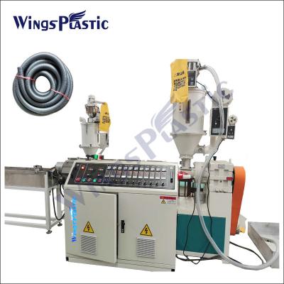 China EVA Corrugated Pipe Extruder Machine Vacuum Cleaner Corrugated Pipe Making Machine for sale