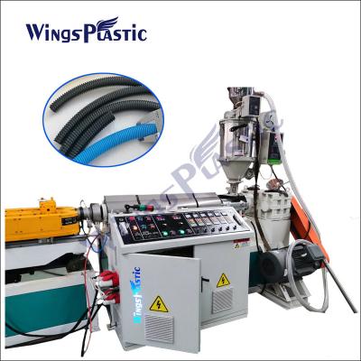 China PP PE Single Wall Corrugated Pipe Making Machine Corrugated Plastic Pipe Machine for sale