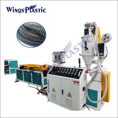 China Single Wall HDPE Pipe Extruder Machine LDPE Corrugated Pipe Production Line for sale