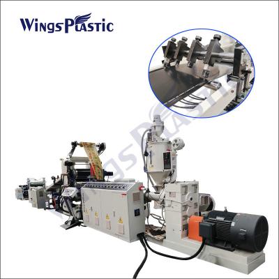 China HDPE LDPE HIPS PVC Sheet Making PE PVC EVA Waterproof Sheet Extrusion Machine for sale