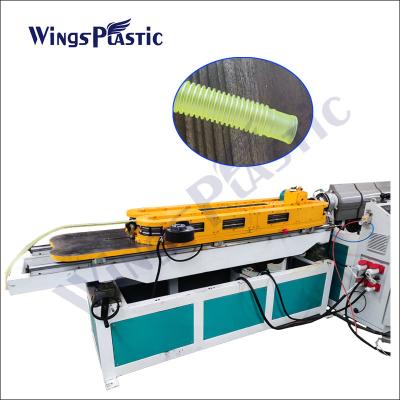 중국 PP PE PVC EVA PA Plastic Corrugated Pipe Extrusion Line/Plastic Corrugated Pipe Extrusion Machine 판매용