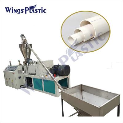 China Rigid pipe PVC water supply pipe manufacturer machine pvc pipe making machine for sale