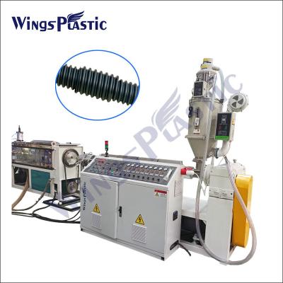 China PE Prestress Corrugated Pipe Extrusion Line  Rigid PE Corrugated Pipe Extruder Machine for sale