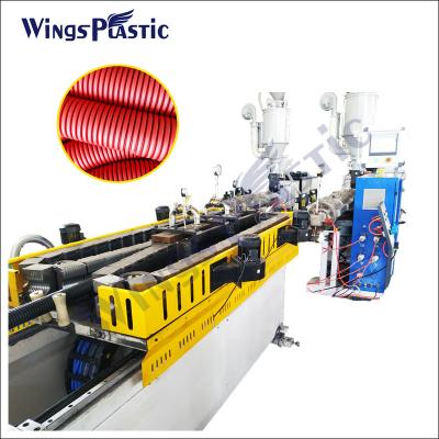 China High Productive HDPE Double Wall Corrugated Pipe Sewage DWC Pipe Extrusion Line Making Machine for sale