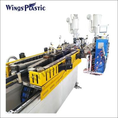 China Plastic HDPE PVC DWC Pipe Making Machine Extrusion Line Manufacturing Plant for sale