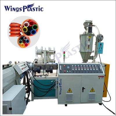 China HDPE Single Wall COD Pipe Making Machine Plastic Corrugated Optic Duct Pipe Extrusion Machine Line for sale