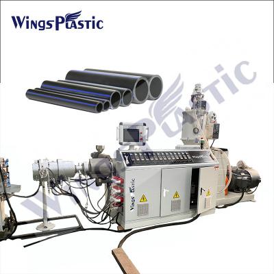 China 11-37kw Main Motor Power HDPE Pipe Extruder Machine 18-36kw Heating Power for sale