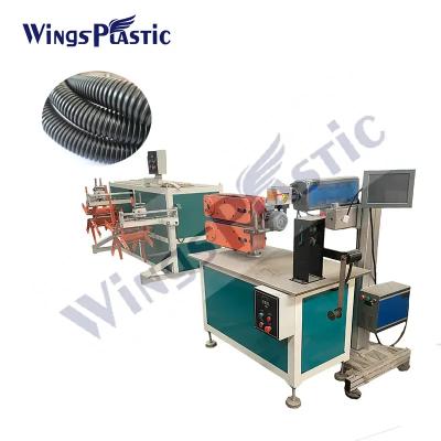 China Plastic Single Wall Corrugated Pipe Machine With 10-30m/Min Extrusion Output for sale