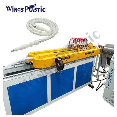 China Automatic Plastic Shisha Flexible Corrugated Pipe Machine PLC Controlled for sale