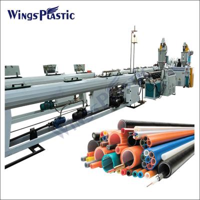 China PE Microduct Optical Cable Protection Casing Pipe Extrusion Making Machine Line Single Screw for sale