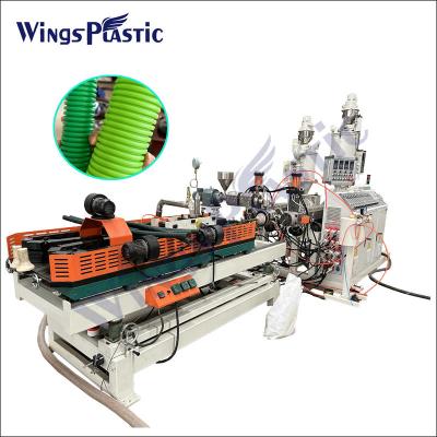 China High Speed PE HDPE Pipe Production Line Double Wall Corrugated Pipe Extruder Machine for sale