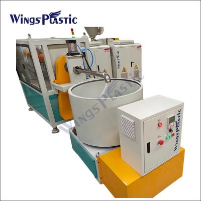 China Plastic Pp Pe Pa Spiral Wrap Hose Cable Protector Sleeve Spiral Hose Extruder Production Line for sale