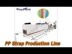 Plastic PP Strap Production Line 380V 50HZ 150kg/H Single Screw Automatic