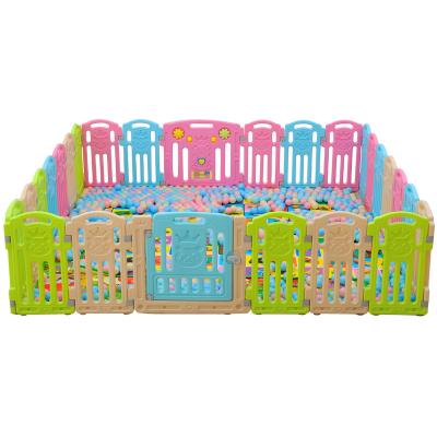 China Safe Cheap Barriers For Sale Baby Safety Fence Baby Rectangle Playpen for sale