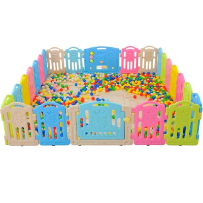 China Colorful Safe 22+2 Panels Baby Fence for sale