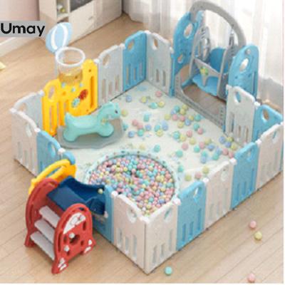 China New 2021 Modern Indoor Plastic Play Fence Playpen Safe Baby Playing Indoors for sale