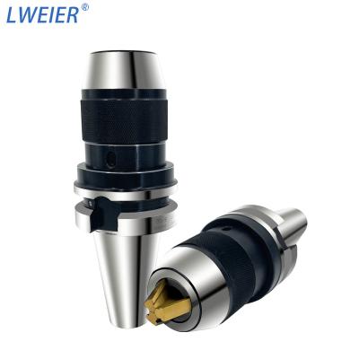 China Factory Wholesale LWEIER APU BBT40 Integrated Drill Chuck CNC Keyless Drill Chuck Holder for sale