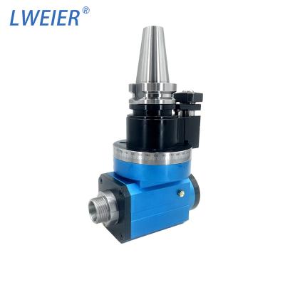 China Factory LWEIERMachine Machines 90 Degree CNC Horizontal Angle Head BT30 BT40 BT50 ER16 ER25 ER32 Angle Milling Head for sale