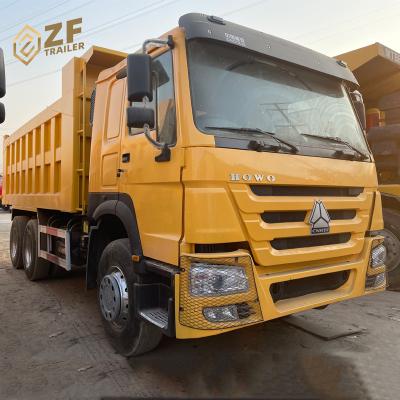 China China Second Hand Heavy Duty 6x4 Used Dump Tipper Truck 4 - 6L for sale