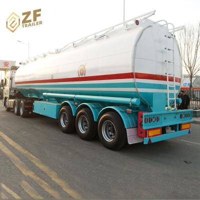 China Truck trailer 40000liters 30m3 crude heavy palm tank tanker truck petrol oil diesel semi trailer for sale in South Africa for sale