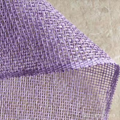 China Lavender Burlap PP Poly Deco Mesh Wrapping Ribbon Rolls For Home Decor DIY Door Wreath Openers Making Supplies Faux Burlap Roll for sale