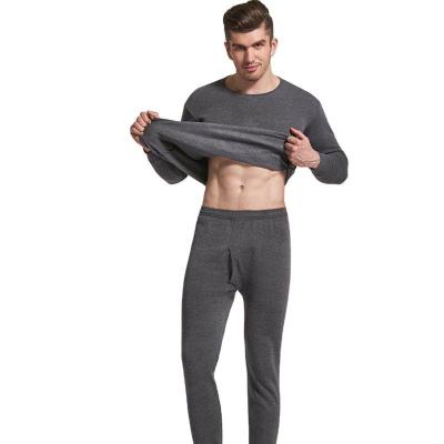 China Men's Long Winter Thermal Breathable 100% Warm Underwear High Quality Cotton Material Thermal for sale