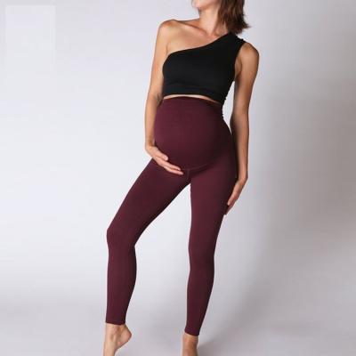 China 2022 Maternity Wear High Waist Clothing Pregnant Women Huge Elastic Maternity Pants Antibacterial Maternity Gaiters for sale