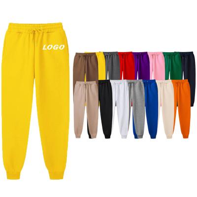 China Anti-Wrinkle OEM Embroidered Sweatpants Custom Sweated Jogging Soft Fleece Pants Prints Blank Pink Track Pants Mens Joggers Cotton for sale