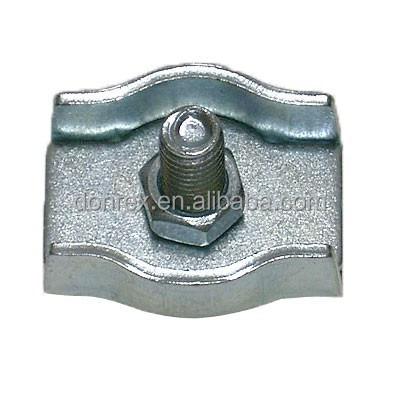 China Malleable iron; Simplex Stainless Steel Wire Rope Clip, Galvanized for sale