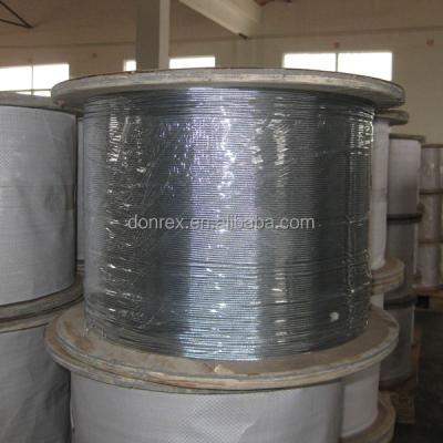 China DIN 3055 Construction Galvanized Steel Wire Rope for sale