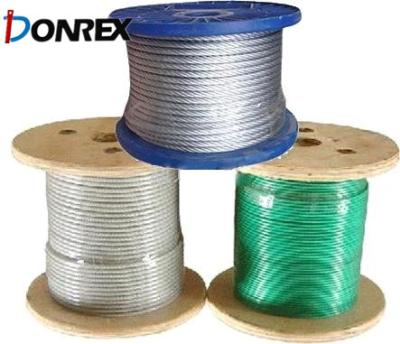 China Construction PVC Coated Stainless Steel Wire Rope for sale