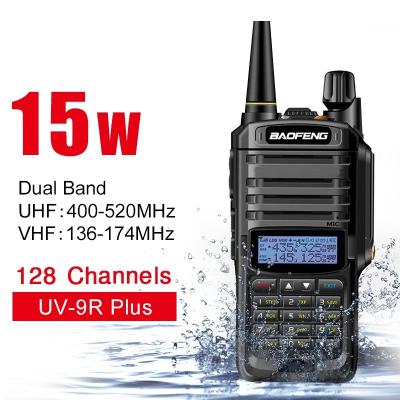 China Baofeng UV-9R PLUS Waterproof Baofeng UV-9R radio BAOFENG uv-9rplus radio UHF 8watte VHF dual band two way handheld talkie wakie for sale