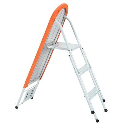 China 2020 multifunctional industrial folding ironing board with step ladder IB-6D for sale