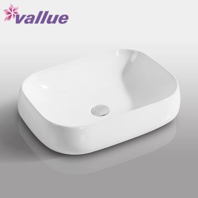 China Italian Specification Price Sink Countertop Bathroom Manufacturer China Design Ceramic Wash Basin for sale