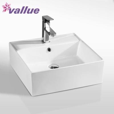 China Italian Design Solid Surface Stone Bath Sink Wash Basin Above Hand Table Top Outdoor Counter Sink for sale