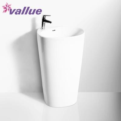 China Italian Manufacturers Chinese Oval Design Single Hole Corner Bathroom Sink Washbasin With Low Price for sale