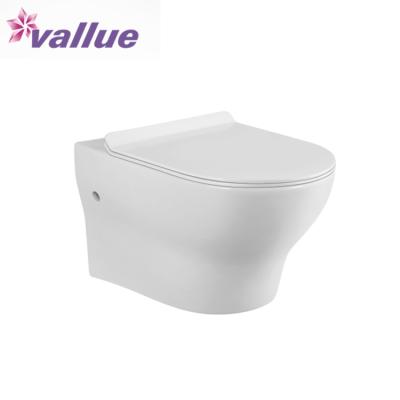 China New and unique Double-flow Tornado style toilet; vortex wall hung toilet for sale