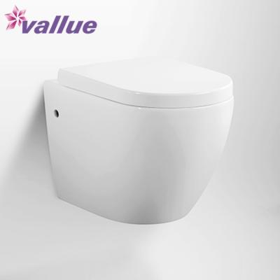 China Double-Flux 2018 Hot Selling Bathroom Toilets Grade Small Sanitary Ware Wall Hung Commode China Toilet for sale