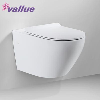 China White Wall Mounted Concealed Flush Types Double-Flow Modern China Manufacturer Supply Tank Toilet Water Saver Wall Hung Ceramic Toilet for sale