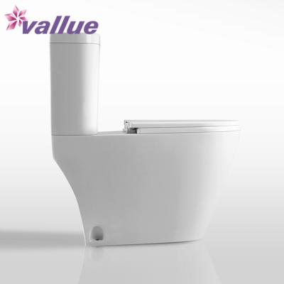 China Wholesale Western standard two-piece WC eco Double-flush Toilet Sanitary Ware for sale