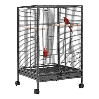 China RTS Manufacturers Big Large Metal Breeding Iron Stainless Steel Parrot Cage Viable Birds for sale